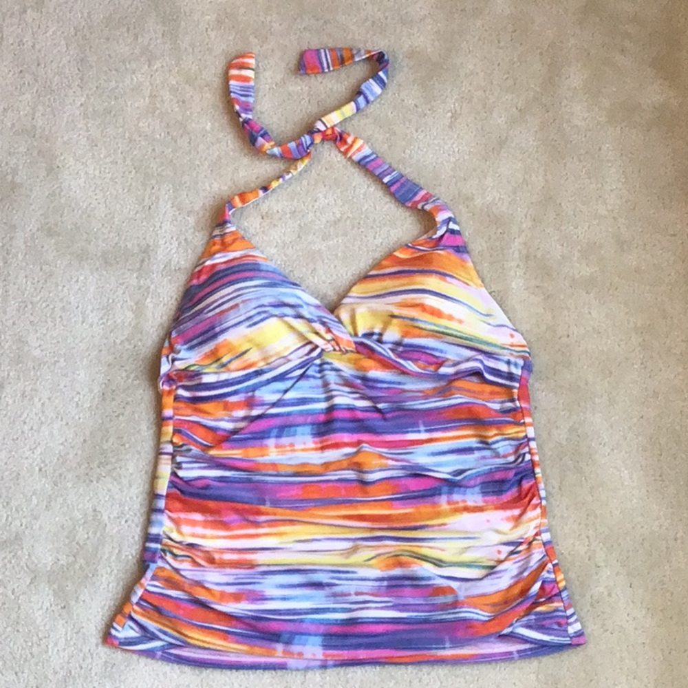 Chaps Tank-tini Swim Top, Women’s Size 12